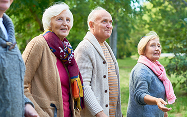 residents at Aspen Lodge
